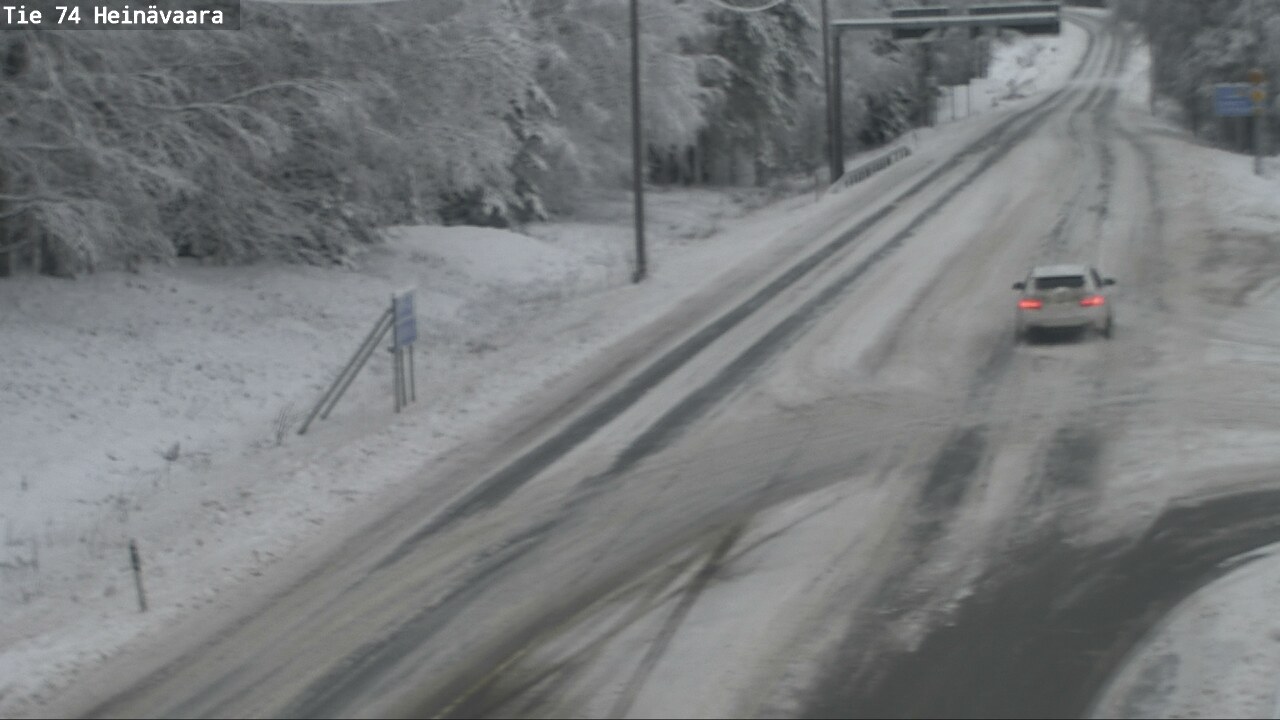 Weather Camera Image Väg 74 Åminne, Heinävaara, Joensuu, Pohjois-Karjala