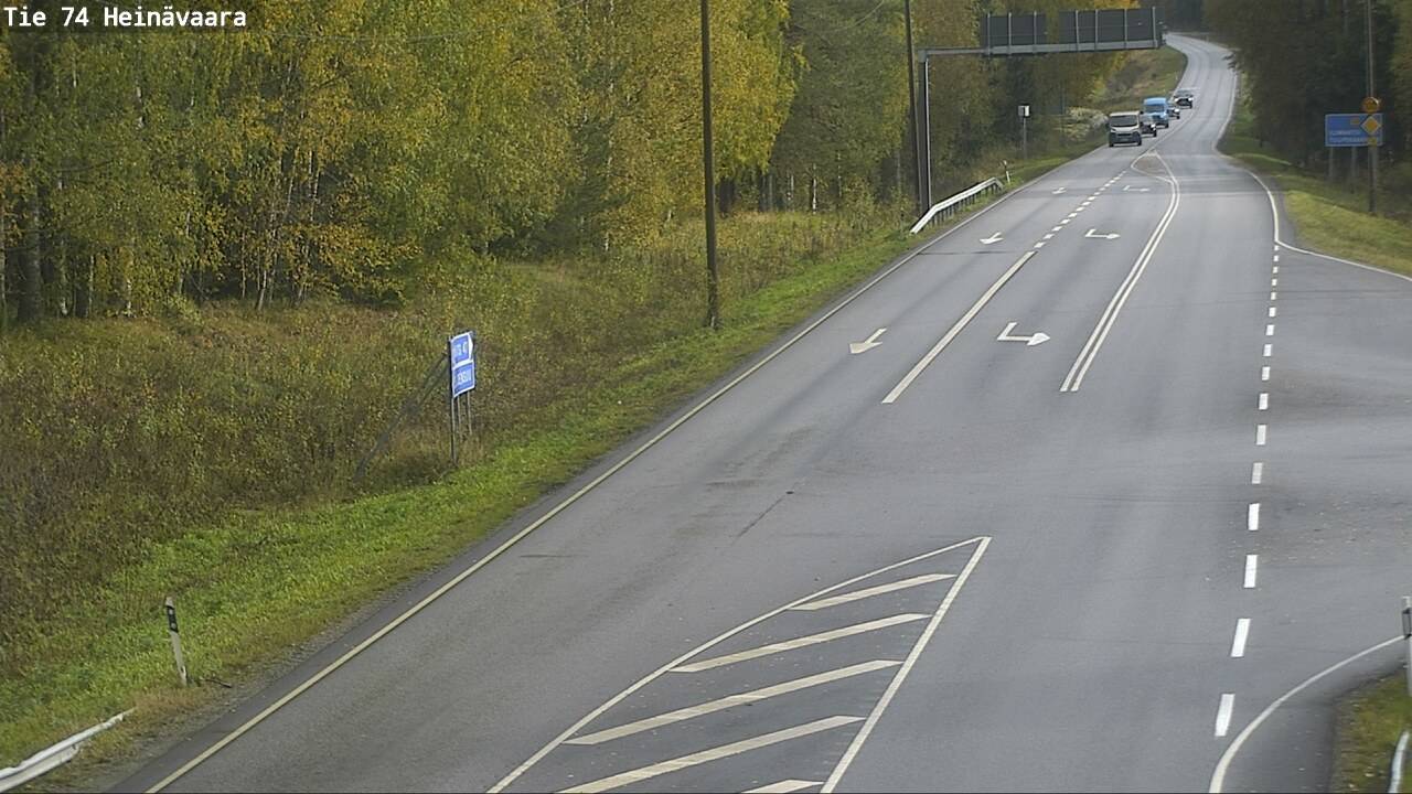 Weather Camera Image Väg 74 Åminne, Heinävaara, Joensuu, Pohjois-Karjala