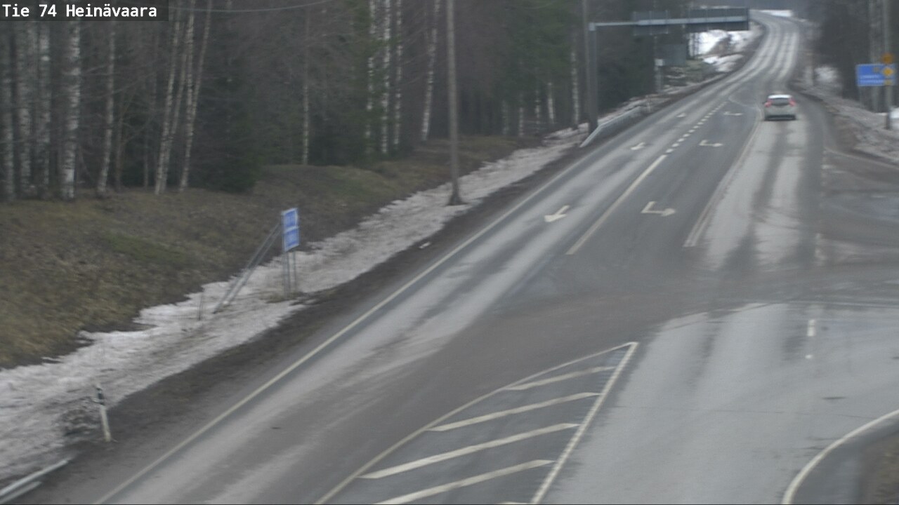 Weather Camera Image Väg 74 Åminne, Heinävaara, Joensuu, Pohjois-Karjala