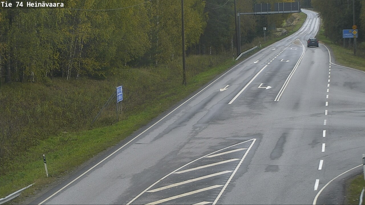 Weather Camera Image Väg 74 Åminne, Heinävaara, Joensuu, Pohjois-Karjala