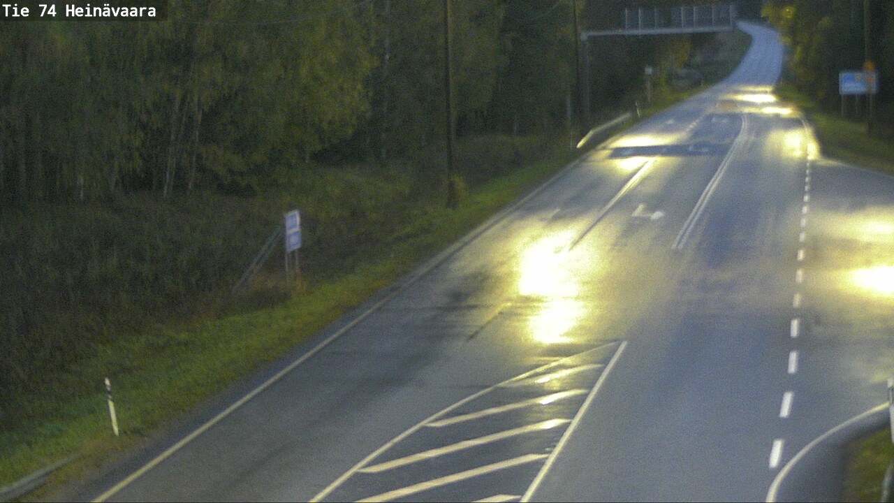 Weather Camera Image Väg 74 Åminne, Heinävaara, Joensuu, Pohjois-Karjala
