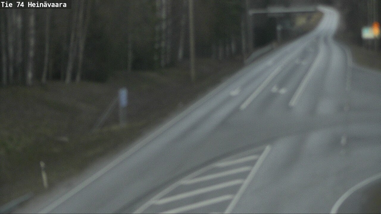 Weather Camera Image Väg 74 Åminne, Heinävaara, Joensuu, Pohjois-Karjala