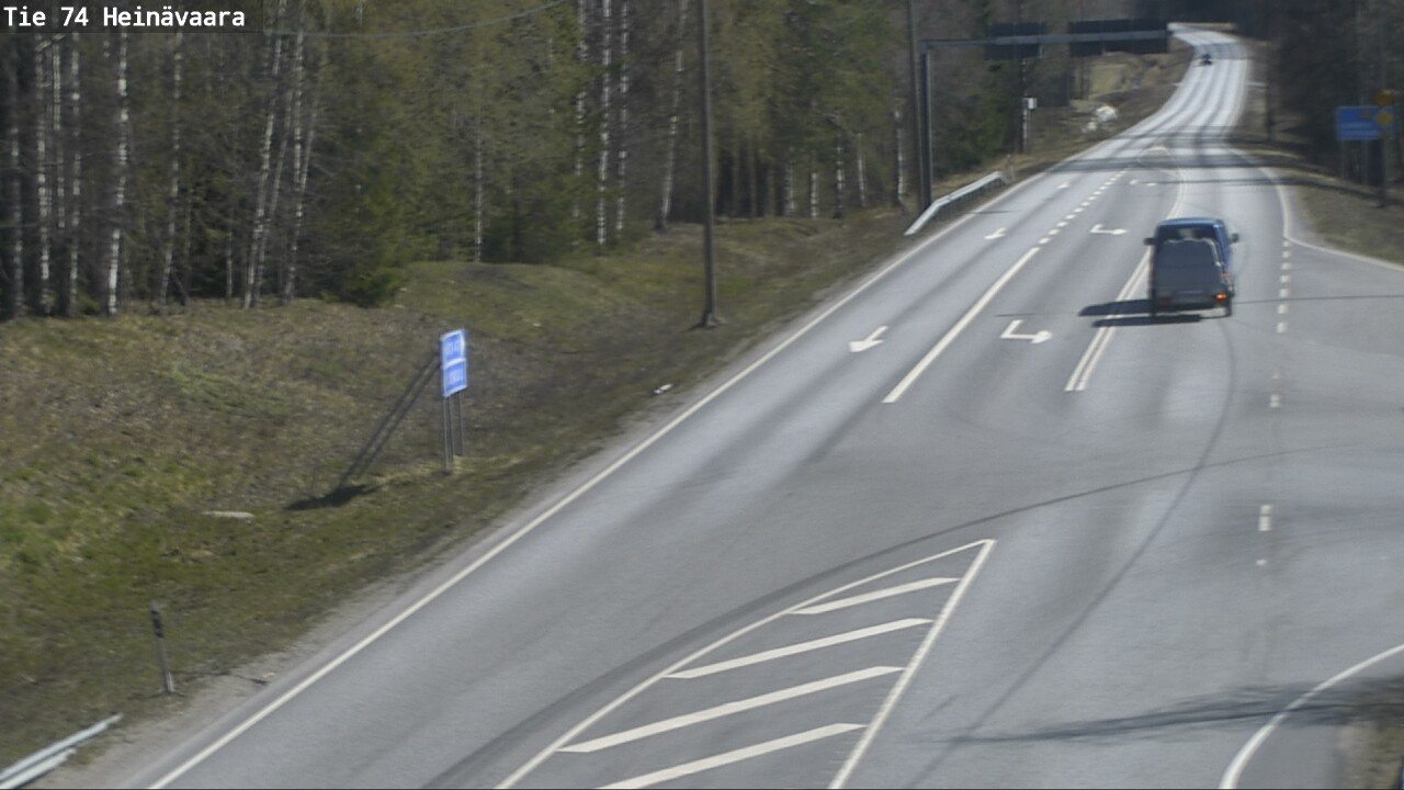 Weather Camera Image Road 74 Joensuu, Heinävaara, Joensuu, Pohjois-Karjala