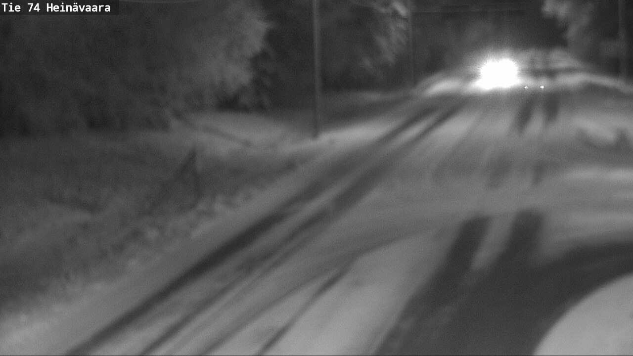 Weather Camera Image Väg 74 Åminne, Heinävaara, Joensuu, Pohjois-Karjala