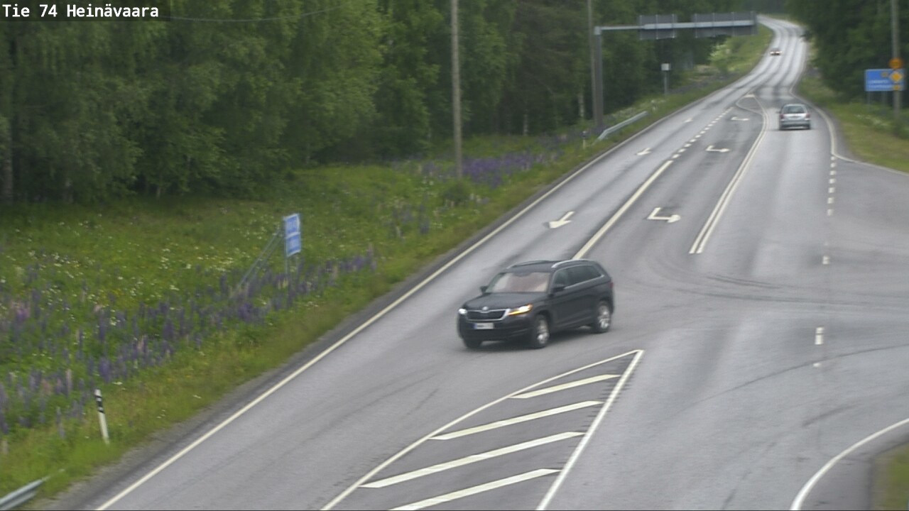 Weather Camera Image Road 74 Joensuu, Heinävaara, Joensuu, Pohjois-Karjala