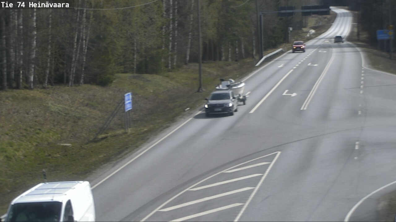 Weather Camera Image Road 74 Joensuu, Heinävaara, Joensuu, Pohjois-Karjala
