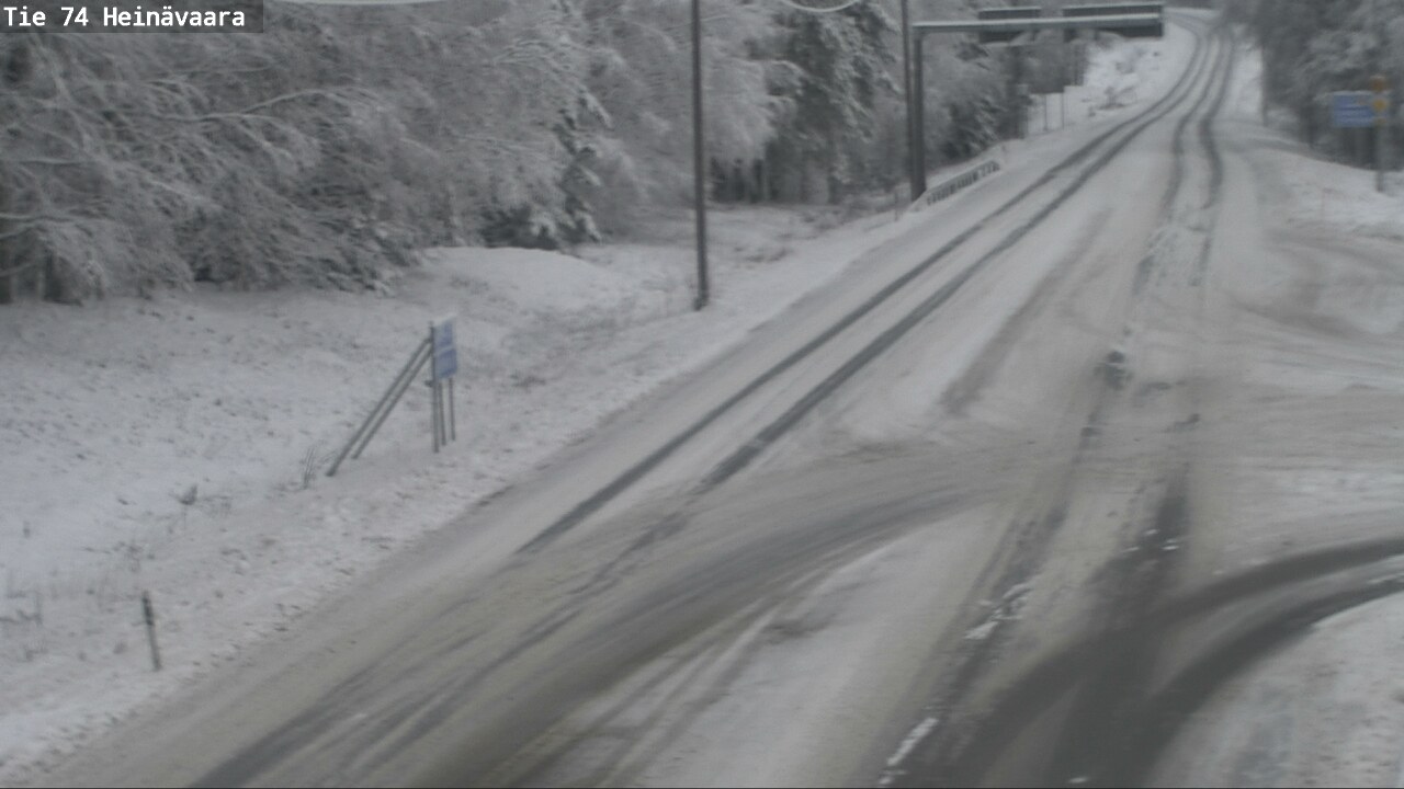 Weather Camera Image Väg 74 Åminne, Heinävaara, Joensuu, Pohjois-Karjala