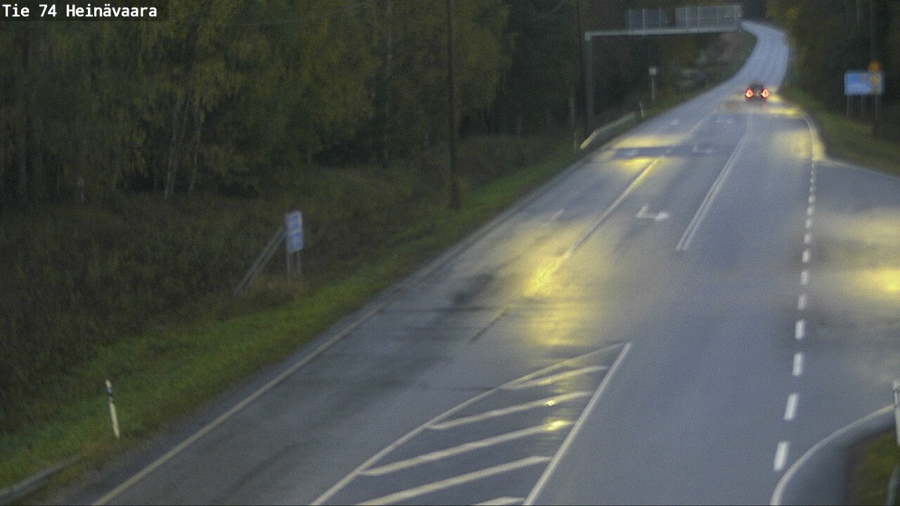 Weather Camera Image Väg 74 Åminne, Heinävaara, Joensuu, Pohjois-Karjala