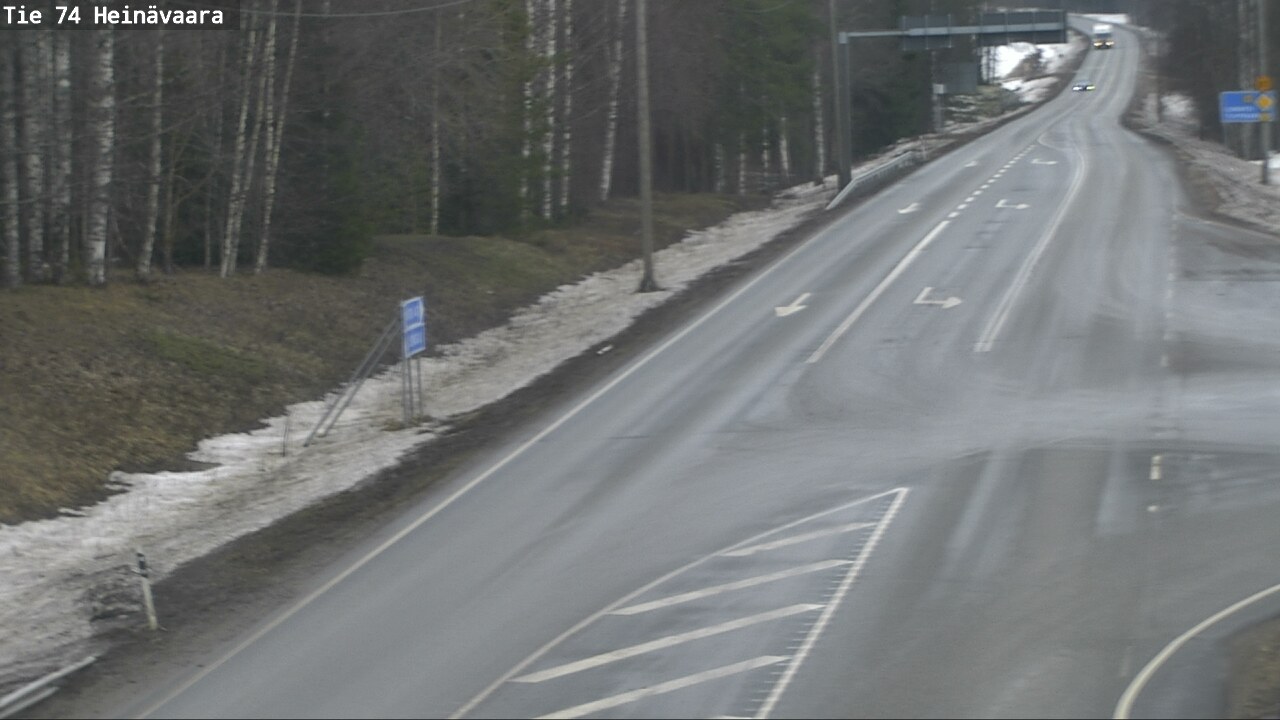 Weather Camera Image Väg 74 Åminne, Heinävaara, Joensuu, Pohjois-Karjala