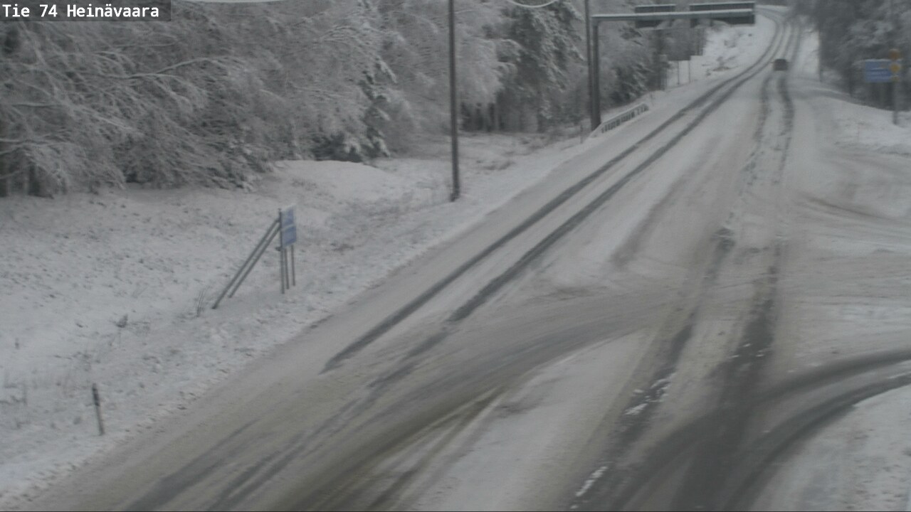Weather Camera Image Väg 74 Åminne, Heinävaara, Joensuu, Pohjois-Karjala