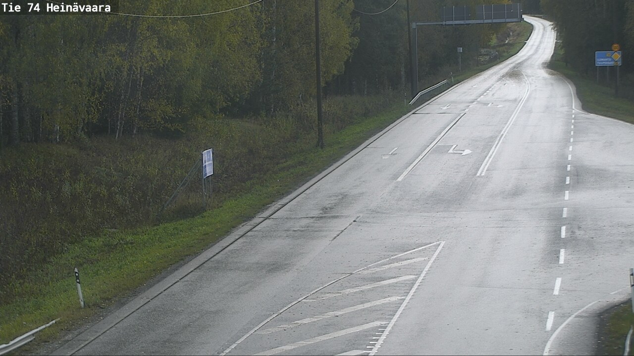 Weather Camera Image Väg 74 Åminne, Heinävaara, Joensuu, Pohjois-Karjala