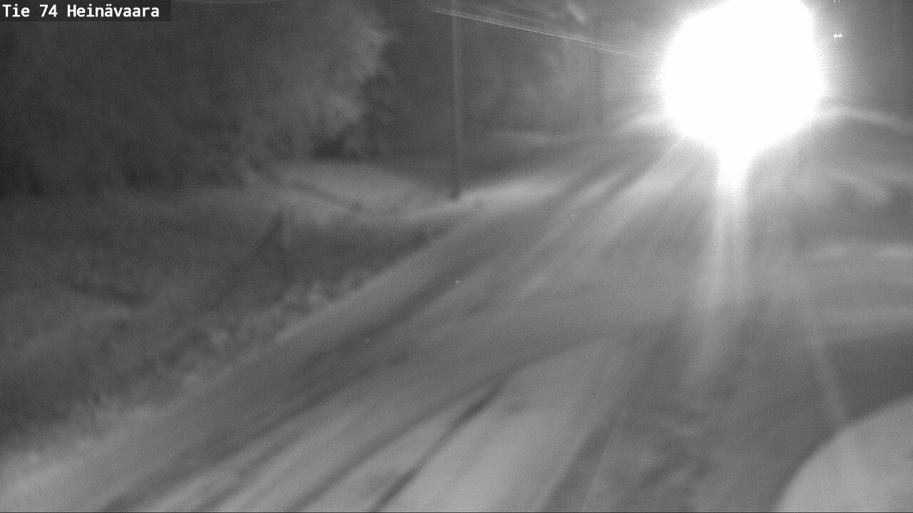 Weather Camera Image Väg 74 Åminne, Heinävaara, Joensuu, Pohjois-Karjala