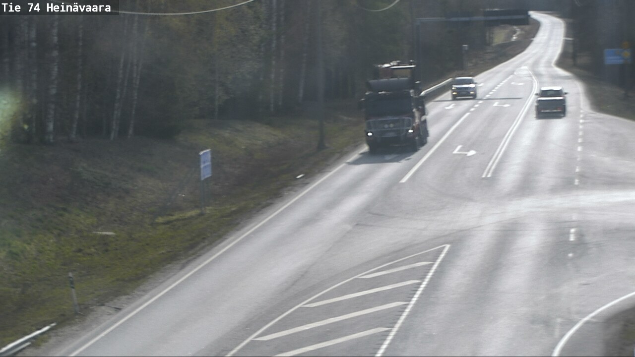 Weather Camera Image Road 74 Joensuu, Heinävaara, Joensuu, Pohjois-Karjala