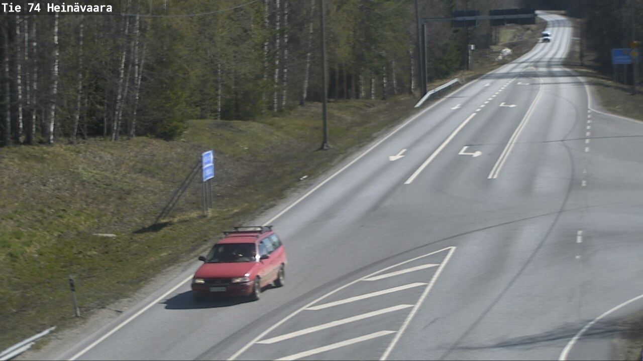 Weather Camera Image Road 74 Joensuu, Heinävaara, Joensuu, Pohjois-Karjala