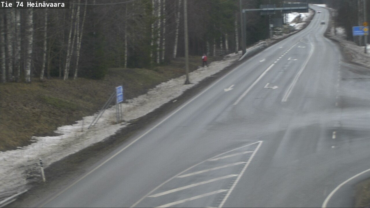 Weather Camera Image Road 74 Joensuu, Heinävaara, Joensuu, Pohjois-Karjala
