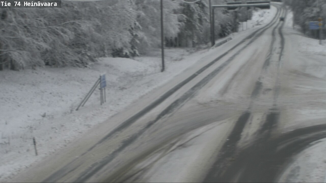 Weather Camera Image Väg 74 Åminne, Heinävaara, Joensuu, Pohjois-Karjala