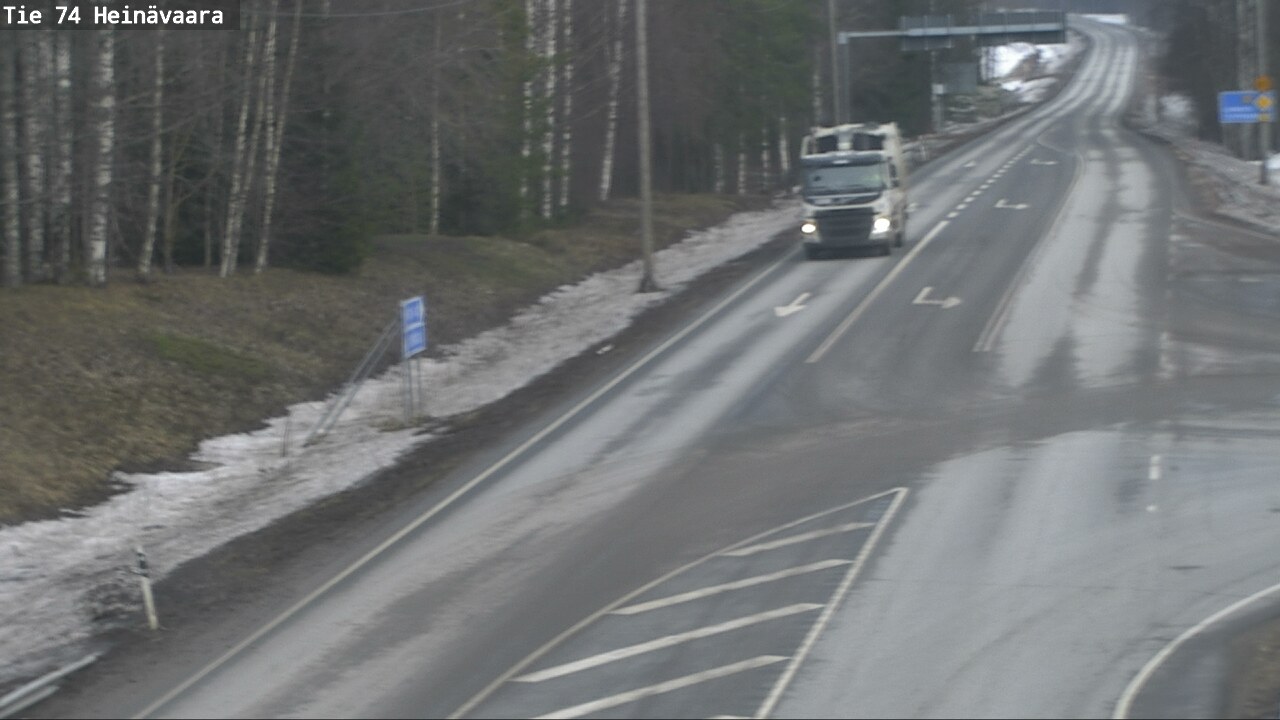 Weather Camera Image Väg 74 Åminne, Heinävaara, Joensuu, Pohjois-Karjala