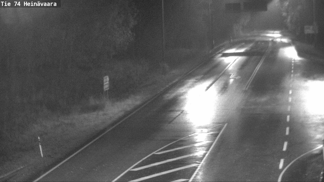 Weather Camera Image Väg 74 Åminne, Heinävaara, Joensuu, Pohjois-Karjala