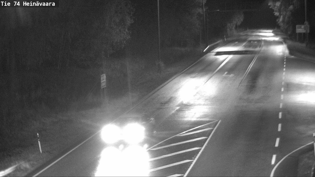 Weather Camera Image Väg 74 Åminne, Heinävaara, Joensuu, Pohjois-Karjala