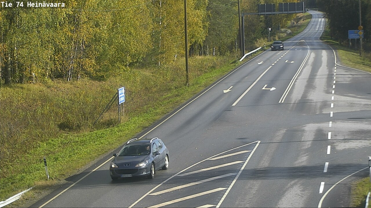 Weather Camera Image Väg 74 Åminne, Heinävaara, Joensuu, Pohjois-Karjala