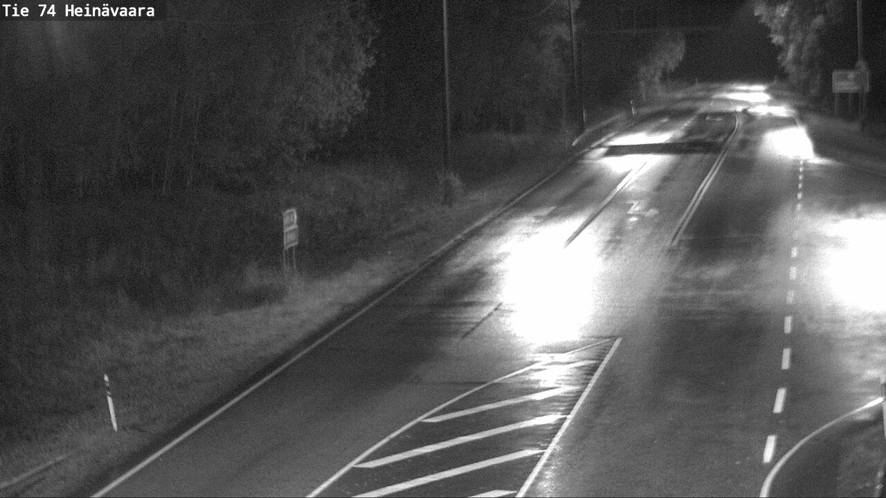 Weather Camera Image Väg 74 Åminne, Heinävaara, Joensuu, Pohjois-Karjala