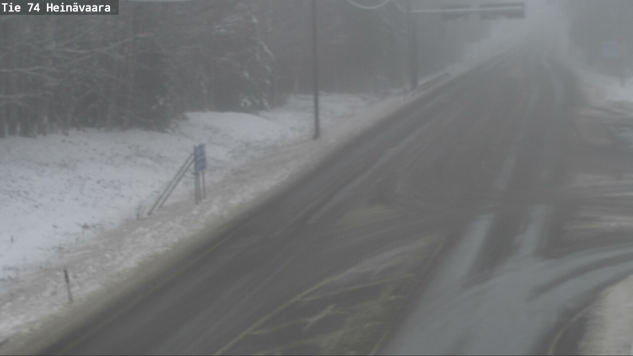 Weather Camera Image Road 74 Joensuu, Heinävaara, Joensuu, Pohjois-Karjala