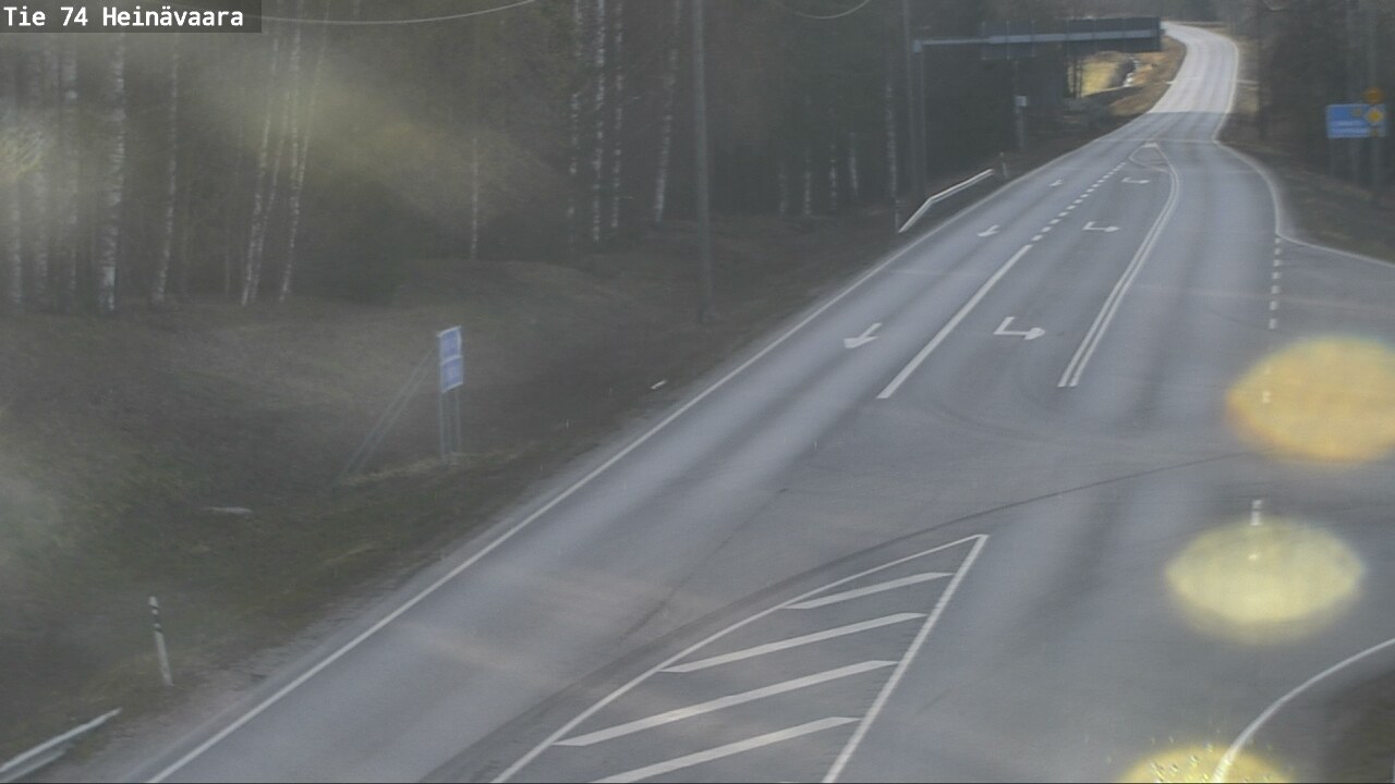 Weather Camera Image Road 74 Joensuu, Heinävaara, Joensuu, Pohjois-Karjala