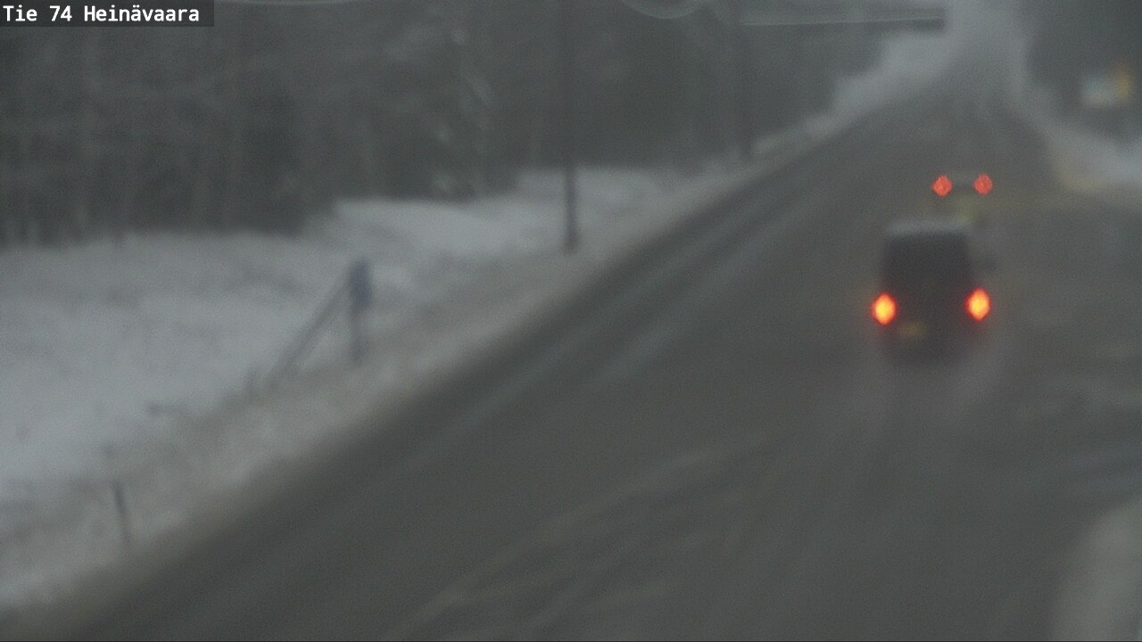 Weather Camera Image Väg 74 Åminne, Heinävaara, Joensuu, Pohjois-Karjala