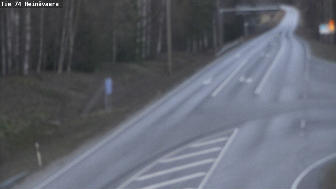 Weather Camera Image Väg 74 Åminne, Heinävaara, Joensuu, Pohjois-Karjala