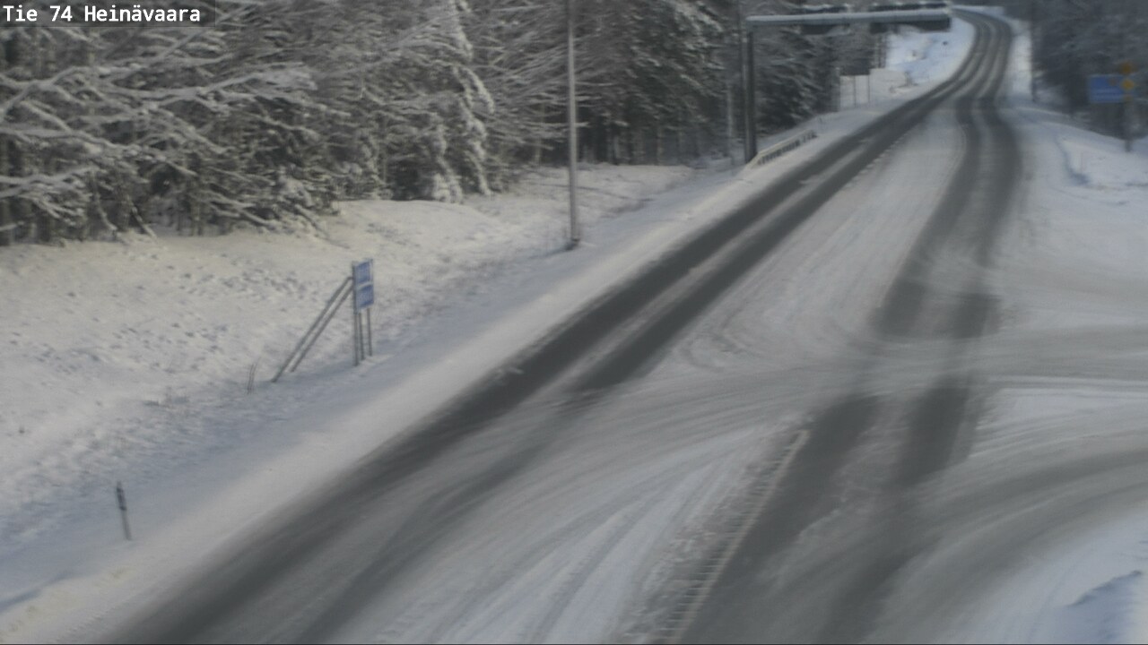 Weather Camera Image Road 74 Joensuu, Heinävaara, Joensuu, Pohjois-Karjala