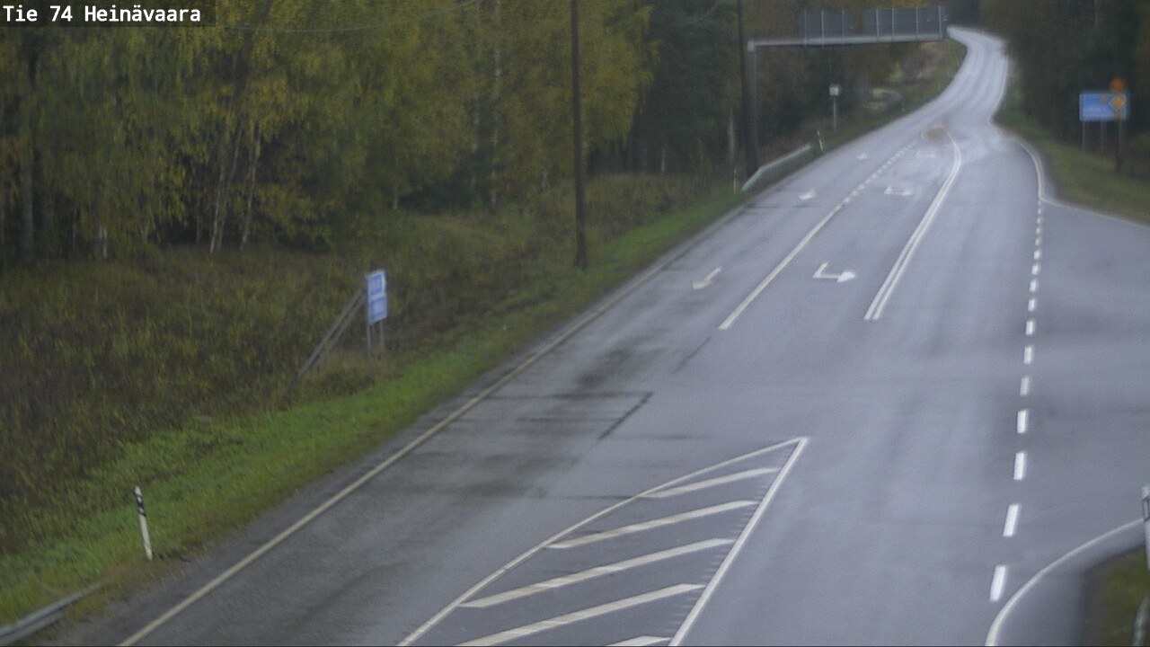 Weather Camera Image Väg 74 Åminne, Heinävaara, Joensuu, Pohjois-Karjala