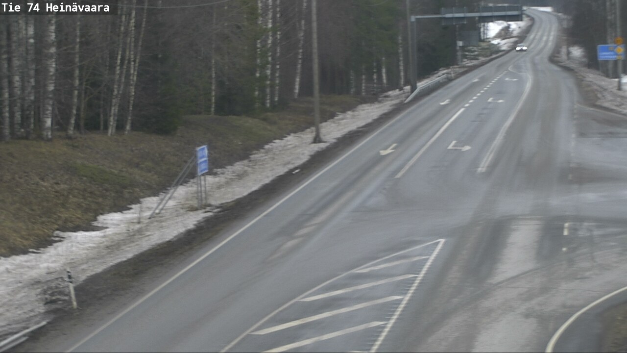 Weather Camera Image Väg 74 Åminne, Heinävaara, Joensuu, Pohjois-Karjala