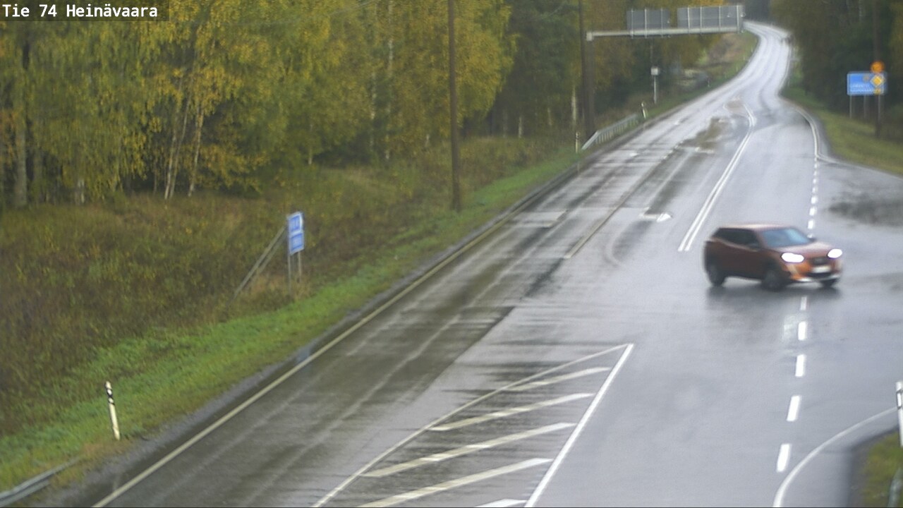 Weather Camera Image Väg 74 Åminne, Heinävaara, Joensuu, Pohjois-Karjala