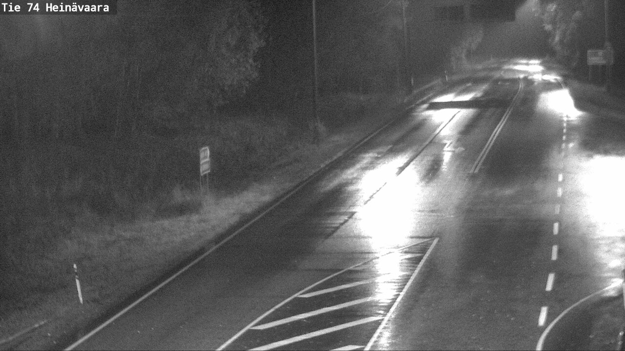 Weather Camera Image Väg 74 Åminne, Heinävaara, Joensuu, Pohjois-Karjala