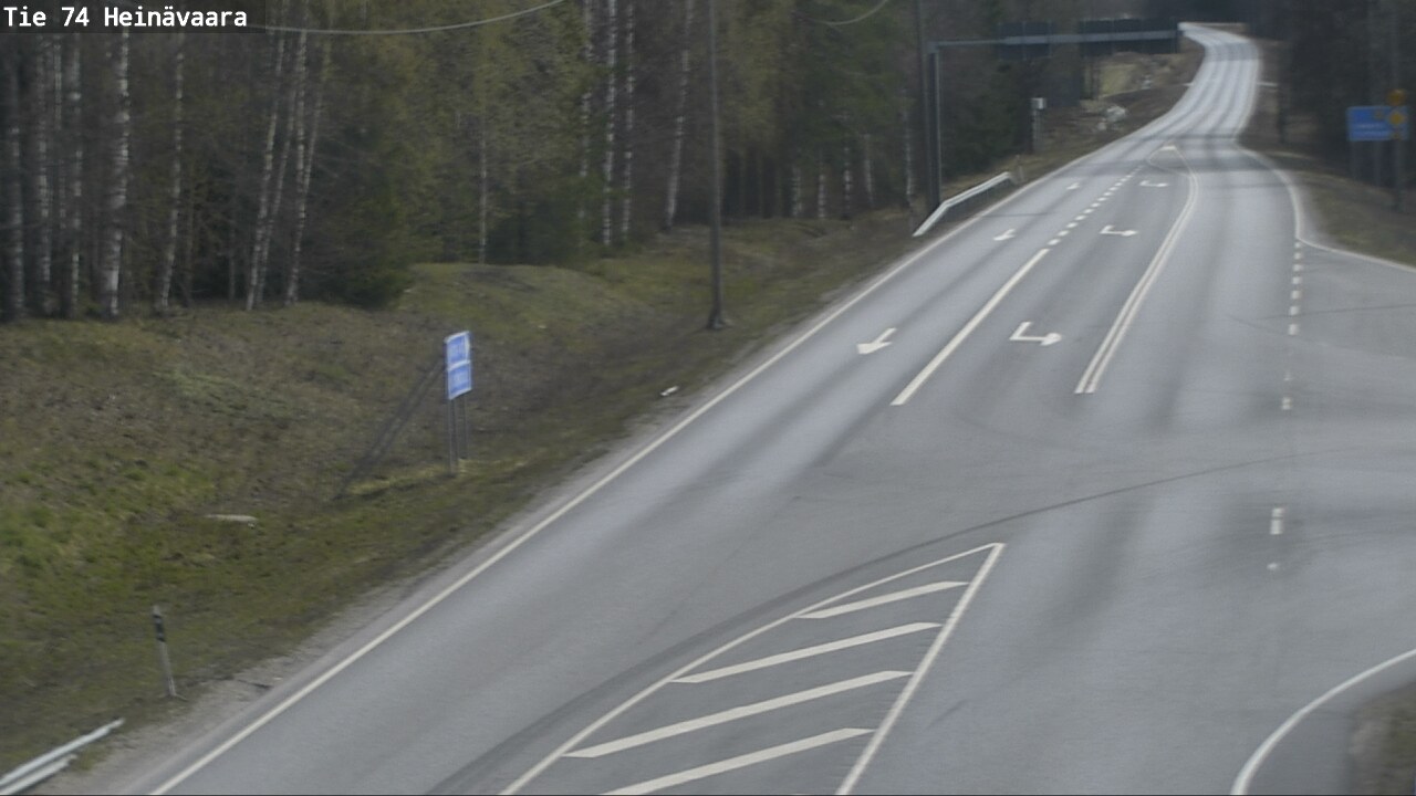 Weather Camera Image Road 74 Joensuu, Heinävaara, Joensuu, Pohjois-Karjala