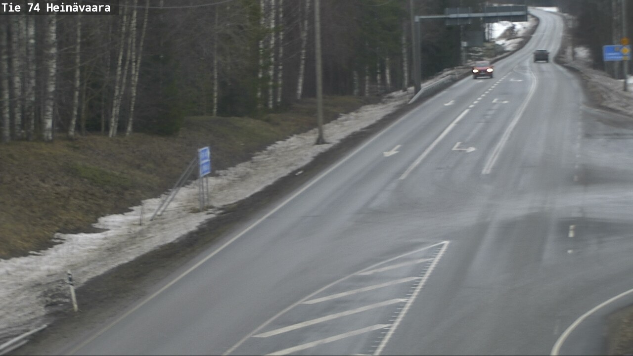 Weather Camera Image Väg 74 Åminne, Heinävaara, Joensuu, Pohjois-Karjala