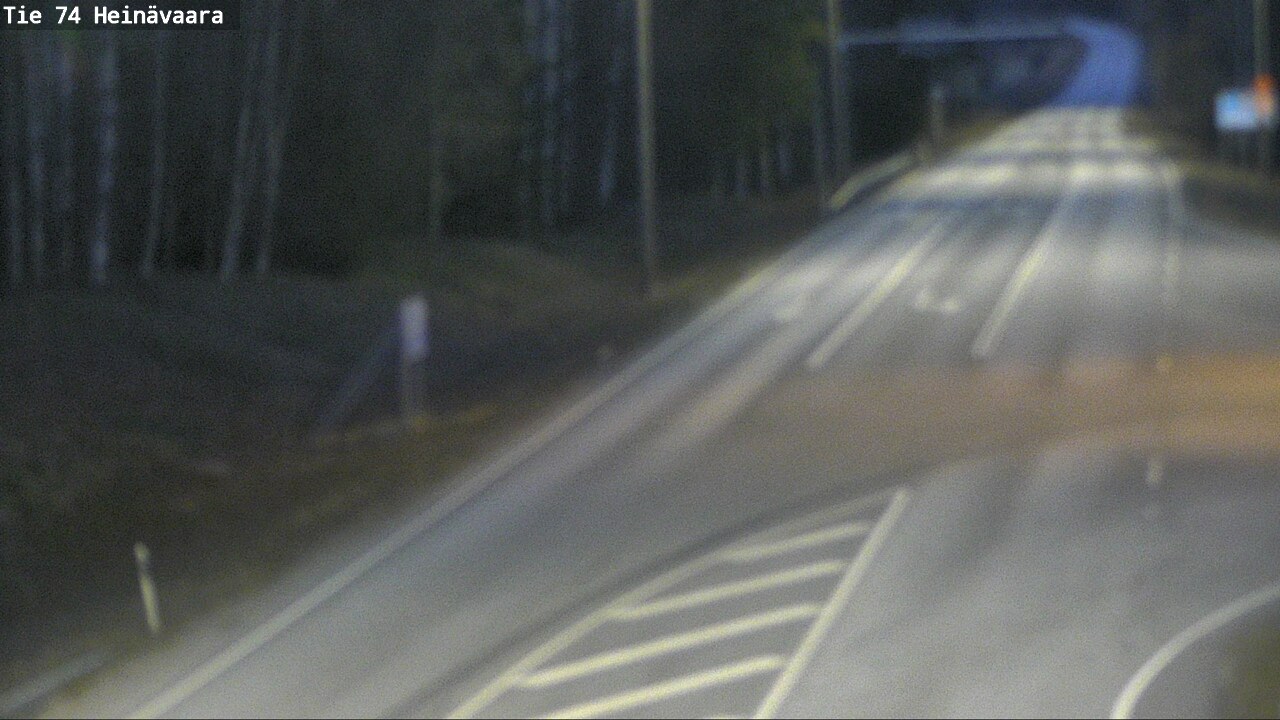 Weather Camera Image Väg 74 Åminne, Heinävaara, Joensuu, Pohjois-Karjala