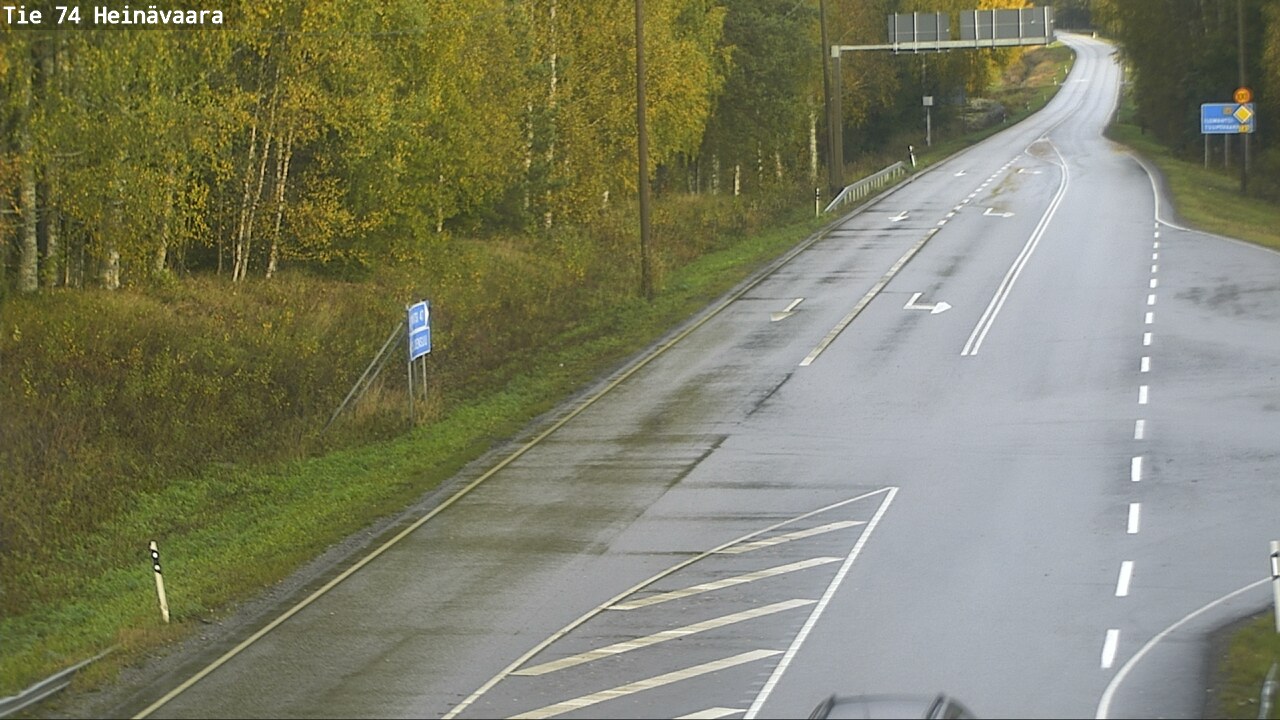 Weather Camera Image Väg 74 Åminne, Heinävaara, Joensuu, Pohjois-Karjala