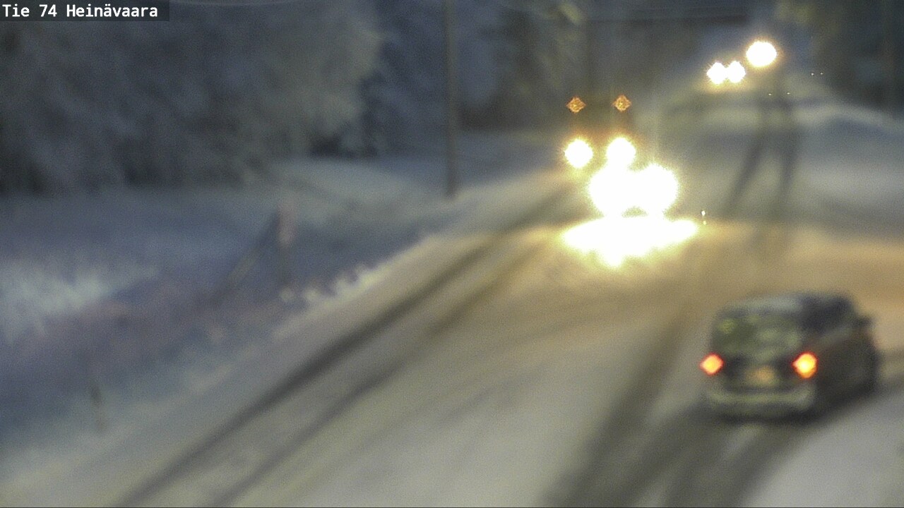 Weather Camera Image Väg 74 Åminne, Heinävaara, Joensuu, Pohjois-Karjala