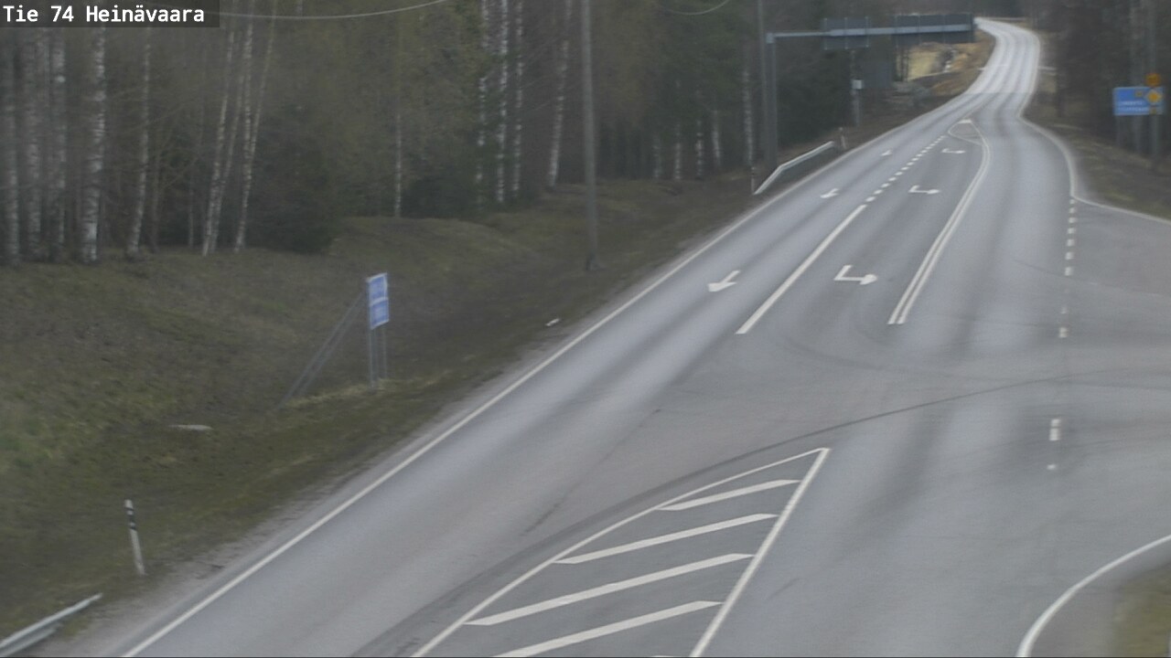 Weather Camera Image Road 74 Joensuu, Heinävaara, Joensuu, Pohjois-Karjala