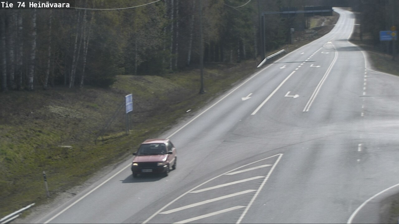 Weather Camera Image Road 74 Joensuu, Heinävaara, Joensuu, Pohjois-Karjala