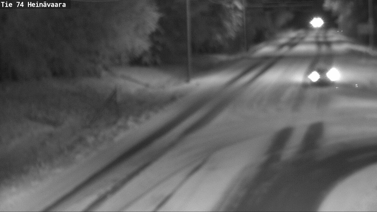 Weather Camera Image Väg 74 Åminne, Heinävaara, Joensuu, Pohjois-Karjala