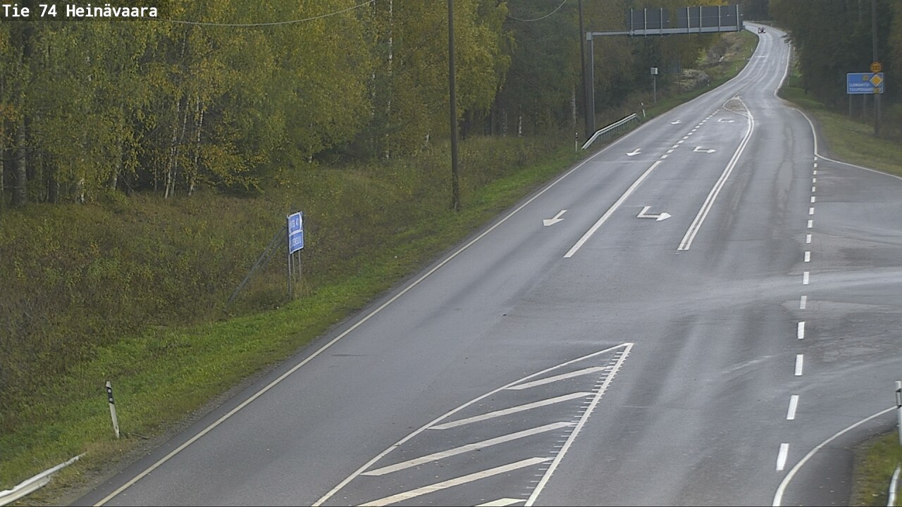 Weather Camera Image Väg 74 Åminne, Heinävaara, Joensuu, Pohjois-Karjala