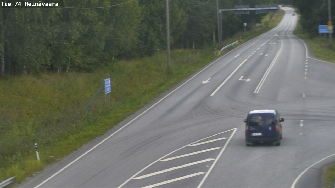 Kelikamerat Kuva Tie 74 Joensuu, Heinävaara, Joensuu, Pohjois-Karjala