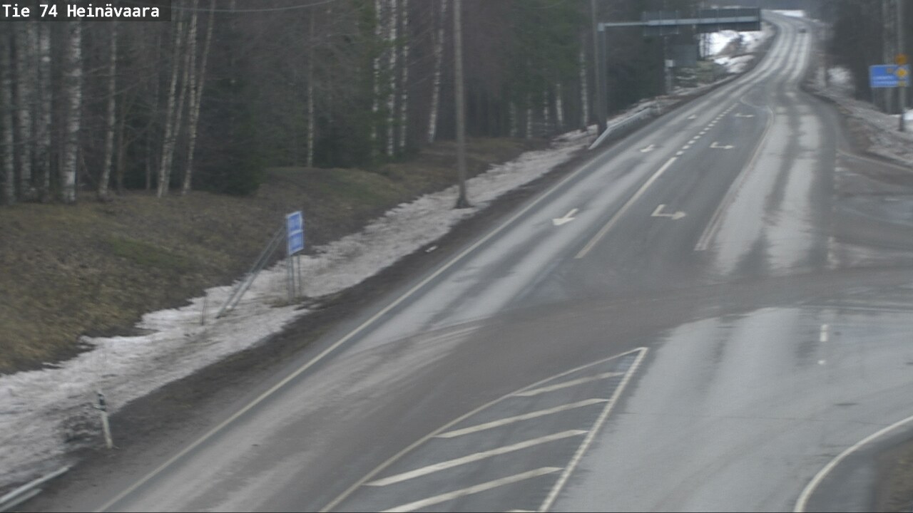 Weather Camera Image Väg 74 Åminne, Heinävaara, Joensuu, Pohjois-Karjala