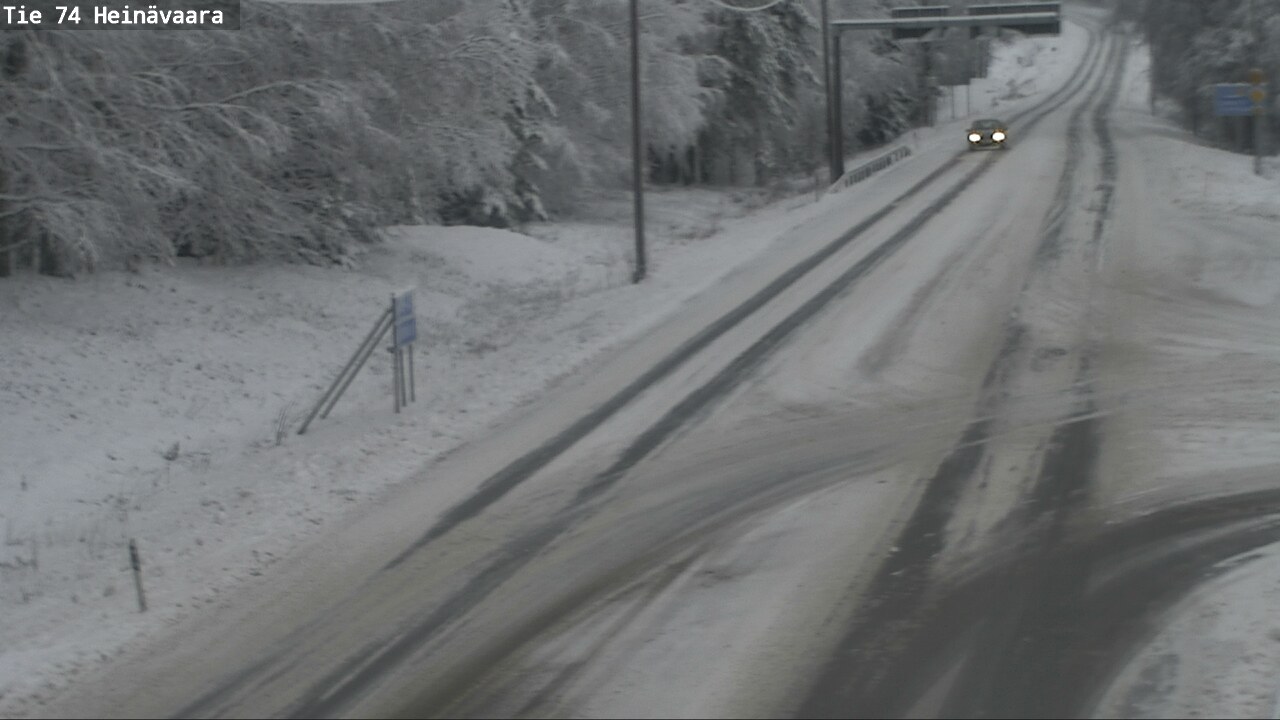 Weather Camera Image Väg 74 Åminne, Heinävaara, Joensuu, Pohjois-Karjala