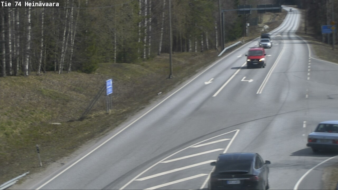 Weather Camera Image Väg 74 Åminne, Heinävaara, Joensuu, Pohjois-Karjala