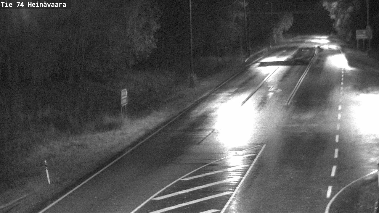 Weather Camera Image Väg 74 Åminne, Heinävaara, Joensuu, Pohjois-Karjala
