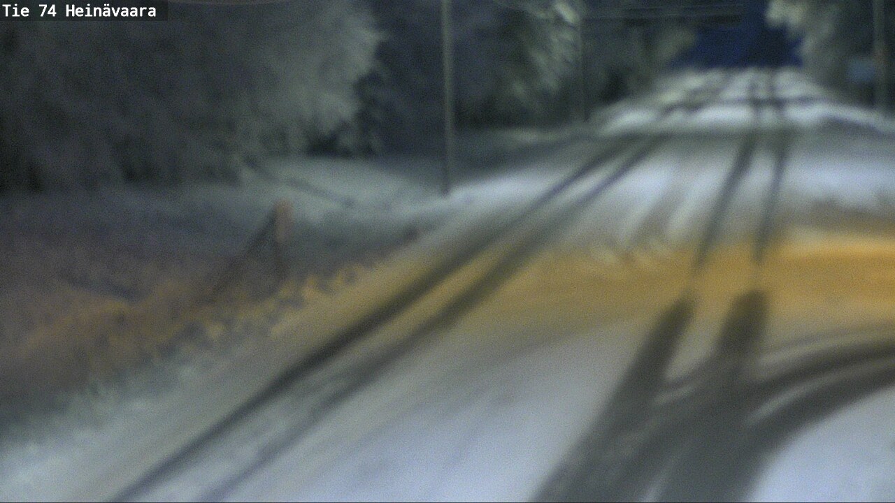 Weather Camera Image Väg 74 Åminne, Heinävaara, Joensuu, Pohjois-Karjala