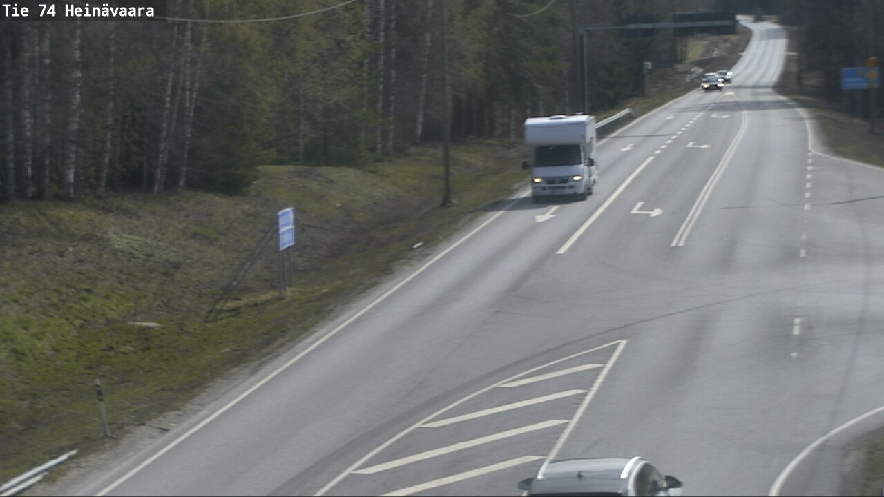 Weather Camera Image Road 74 Joensuu, Heinävaara, Joensuu, Pohjois-Karjala